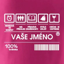 Vaše jméno - čárový kód