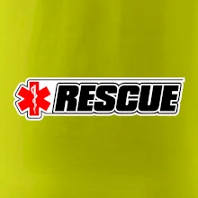 Záchranář rescue kříž červený Záchranář rescue kříž červený