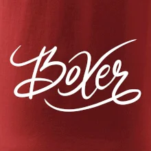 Boxer - nápis okrasný