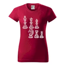 Šachové figurky kreslené