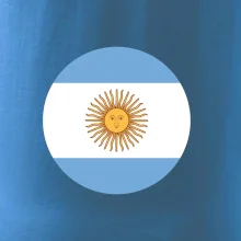 Argentina vlajka kulatá