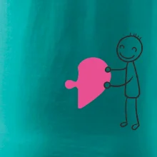 Párová trička puzzle postavička