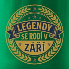 Legendy se rodí v září - Retro emblém