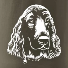 Kokršpaněl - hlava kreslená