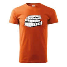 Knihy černobílé na sobě