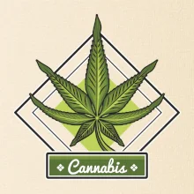 Cannabis list kosočtverec