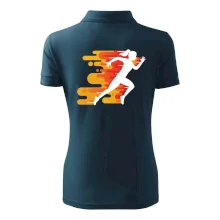 Běhání - oranžová žena