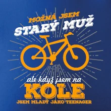 Starý muž - horské kolo