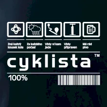 Čárový kód - Cyklista