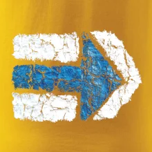 Párová turistická značka modrá