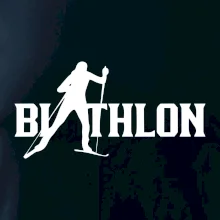 Biathlon nápis