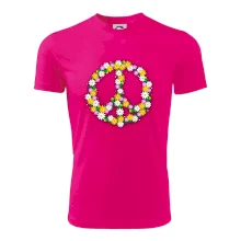 Peace symbol kopretiny