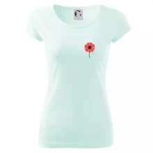 Vlčí mák ikonka na prsu