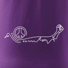 Pěst a symbol míru