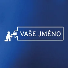 Instalatér - jméno v rámečku