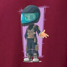 Vesmírný voják fialový