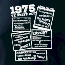 V kostce pro fanouška automobilismu 1975