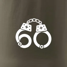 Narozeninové tričko pro policajta - pouta 60