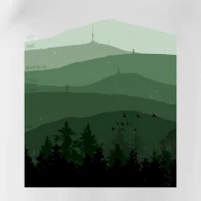 Siluety nejvyšších Českých hor