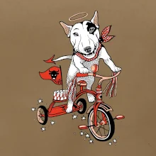 Bull terier anděl (Pecka design)