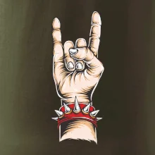 Rocková ruka s náramkem