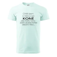 Chtěl jsem dostat k Vánocům koně