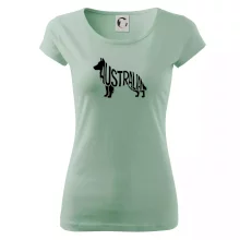 Australský Ovčák - nápis v těle