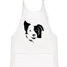 Border kólie obrys hlavy