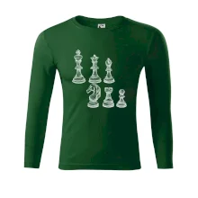 Šachové figurky kreslené