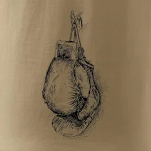 Boxerské rukavice kreslené na výšku