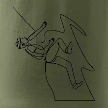 Lezec na skále jedním tahem