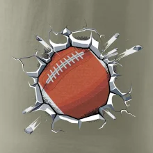 Americký fotbal míč v triku