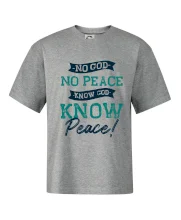 No God no peace, know god know peace