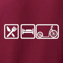 Eat sleep koloběžka velké a malé kolo