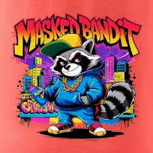 Mýval - masked bandit grafitti