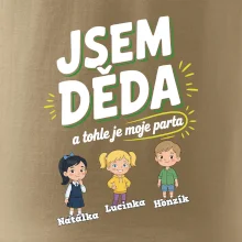 Děda a jeho parta (obrázky a jména vnuků)