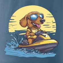 Jezevčík na vodním skútru