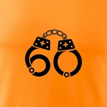 Narozeninové tričko pro policajta - pouta 60