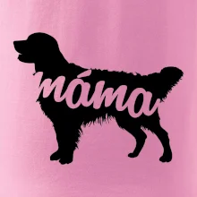 Zlatý retrívr máma obrys