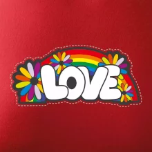 Love s duhou v pozadí