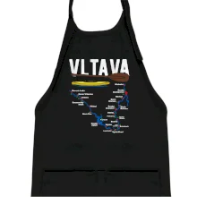 Mapa řeky Vltavy