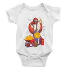 Horník těží bitcoiny