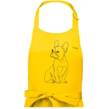 Francouzský buldoček černá kresba