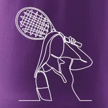 Tenistka  jednim tahem