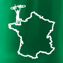 Cyklista / cyklistka nad Francií