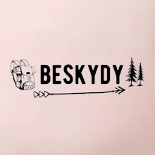 Beskydy nápis
