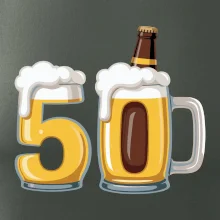 Padesátka v pivu s lahváčem