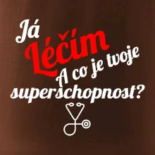 Já léčím - tvoje superschopnost? Šikmý nápis
