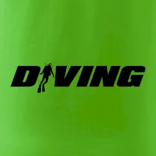 Diving nápis potápěč