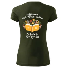 Jestli mám otevřenou knihu, tak vás neslyším